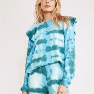Something Navy - Meghan Blue Tie Dye Pullover (M)